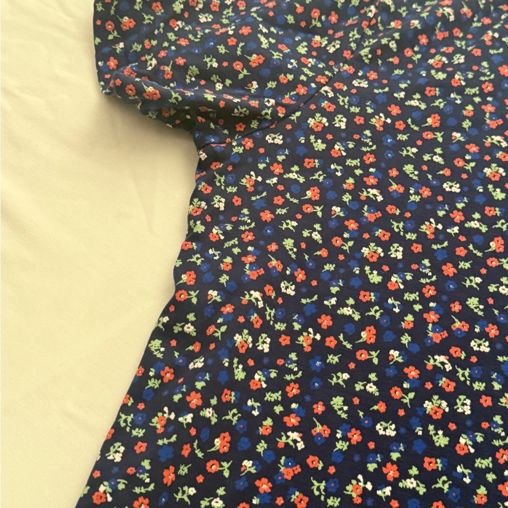 Ralph Lauren Multicolored Floral Short Sleeve Polo Mens L. Button Up. Great Cond - Picture 5 of 7